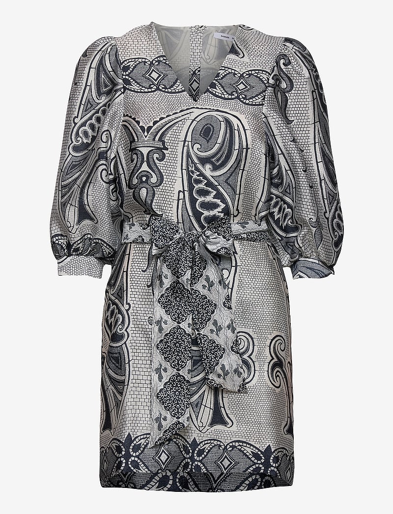 Samsøe Samsøe - Henrietta dress aop 11244 - korta klänningar - porcelain - 0
