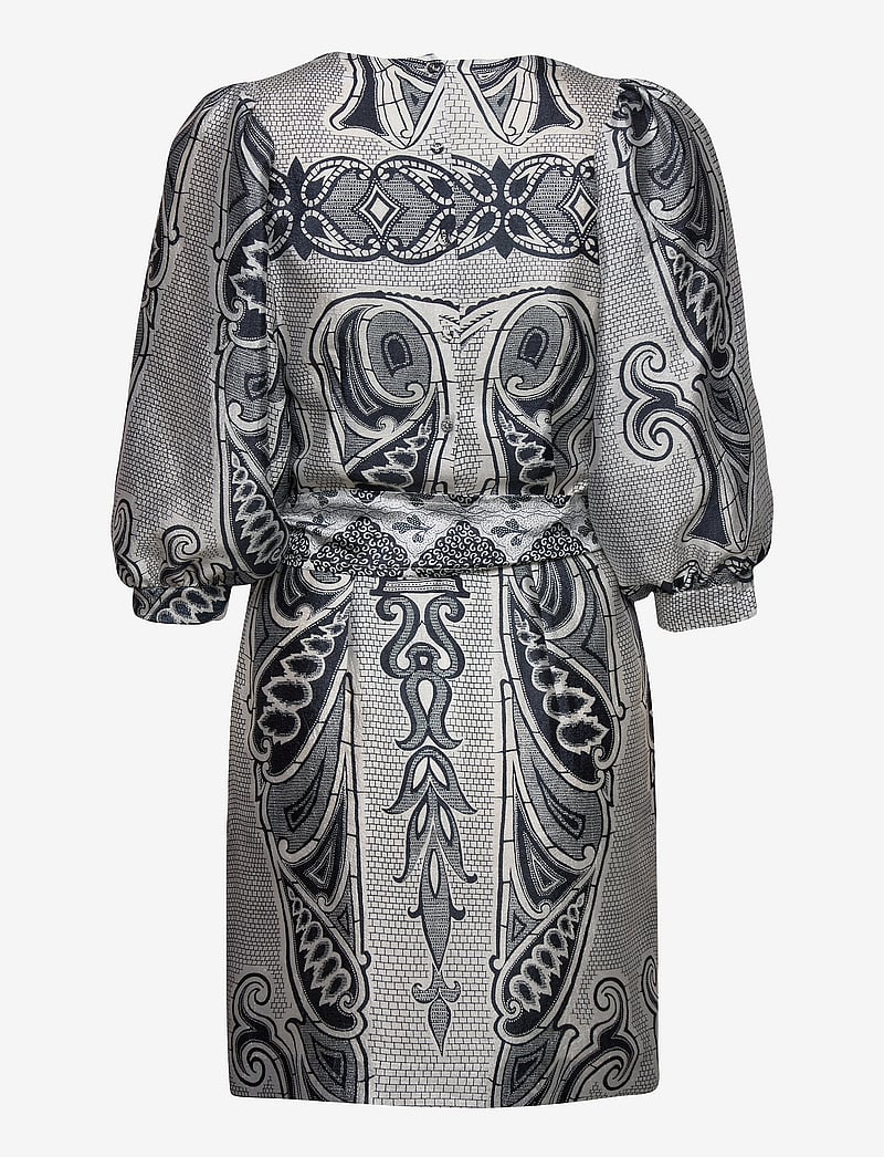 Samsøe Samsøe - Henrietta dress aop 11244 - korta klänningar - porcelain - 1