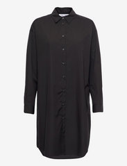 Samsøe Samsøe - Luana shirt dress 11468 - midi jurken - black - 0