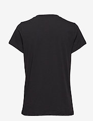 Samsøe Samsøe - Solly v-n t-shirt 205 - t-shirts - black - 2