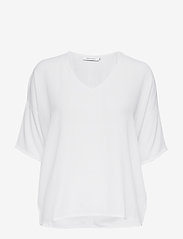 Samsøe Samsøe - Mains v-neck ss 5687 - blouses korte mouwen - clear cream - 0