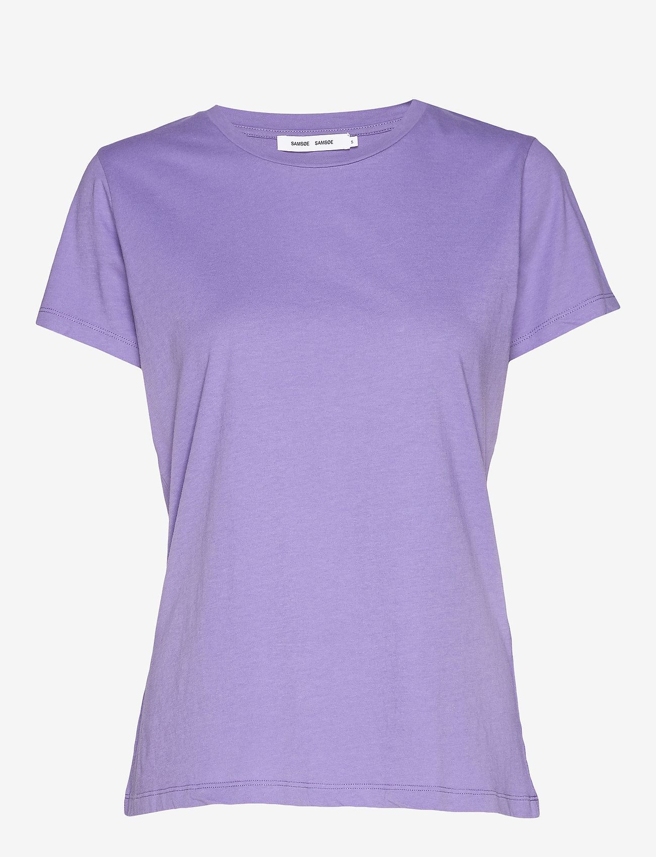 Samsøe Samsøe - Solly tee solid 205 - t-shirts & tops - aster purple - 0