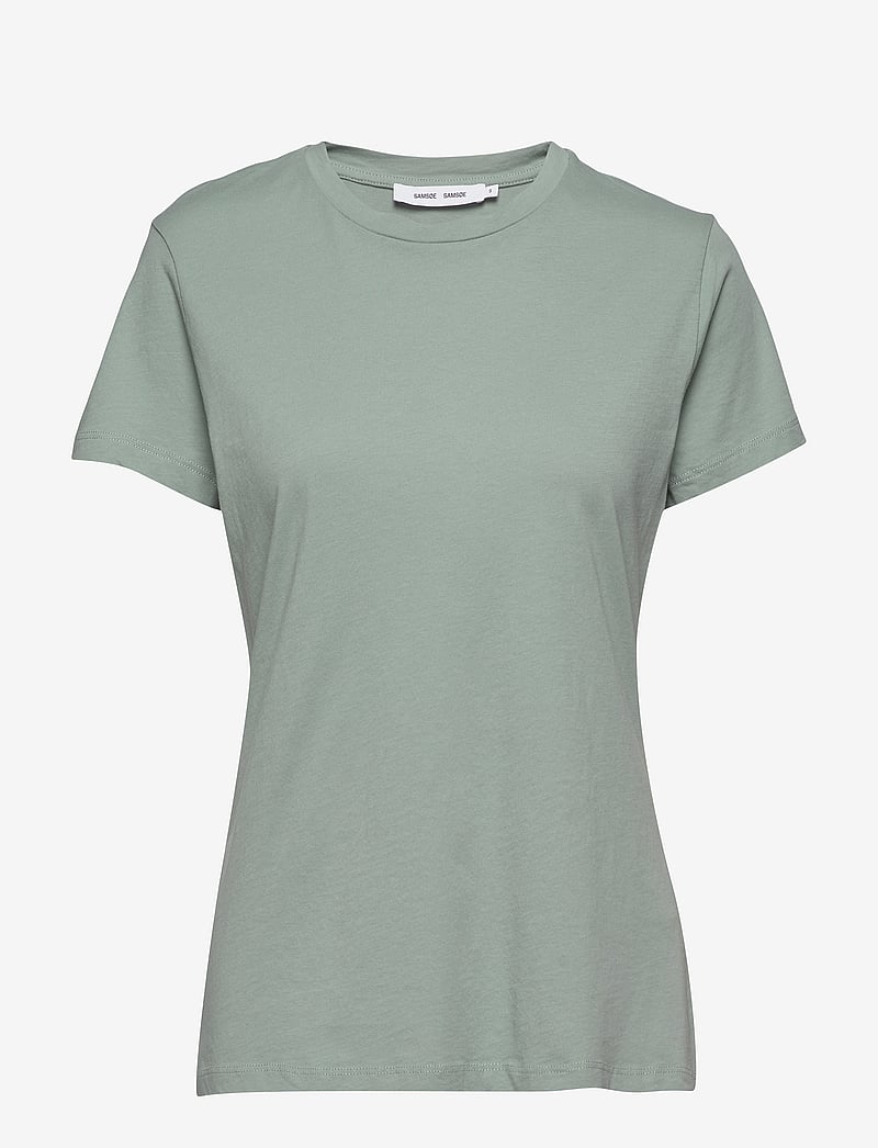 Samsøe Samsøe - Solly tee solid 205 - t-särgid - chinois green - 0