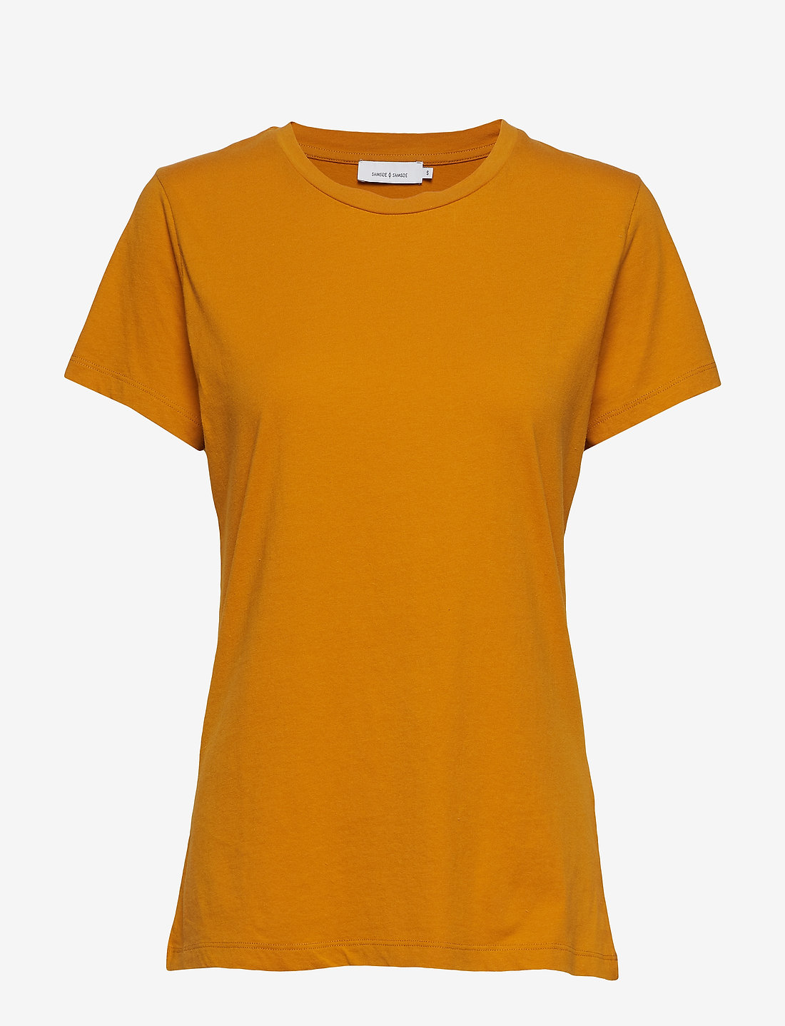 Samsøe Samsøe - Solly tee solid 205 - t-shirts - inca gold - 0