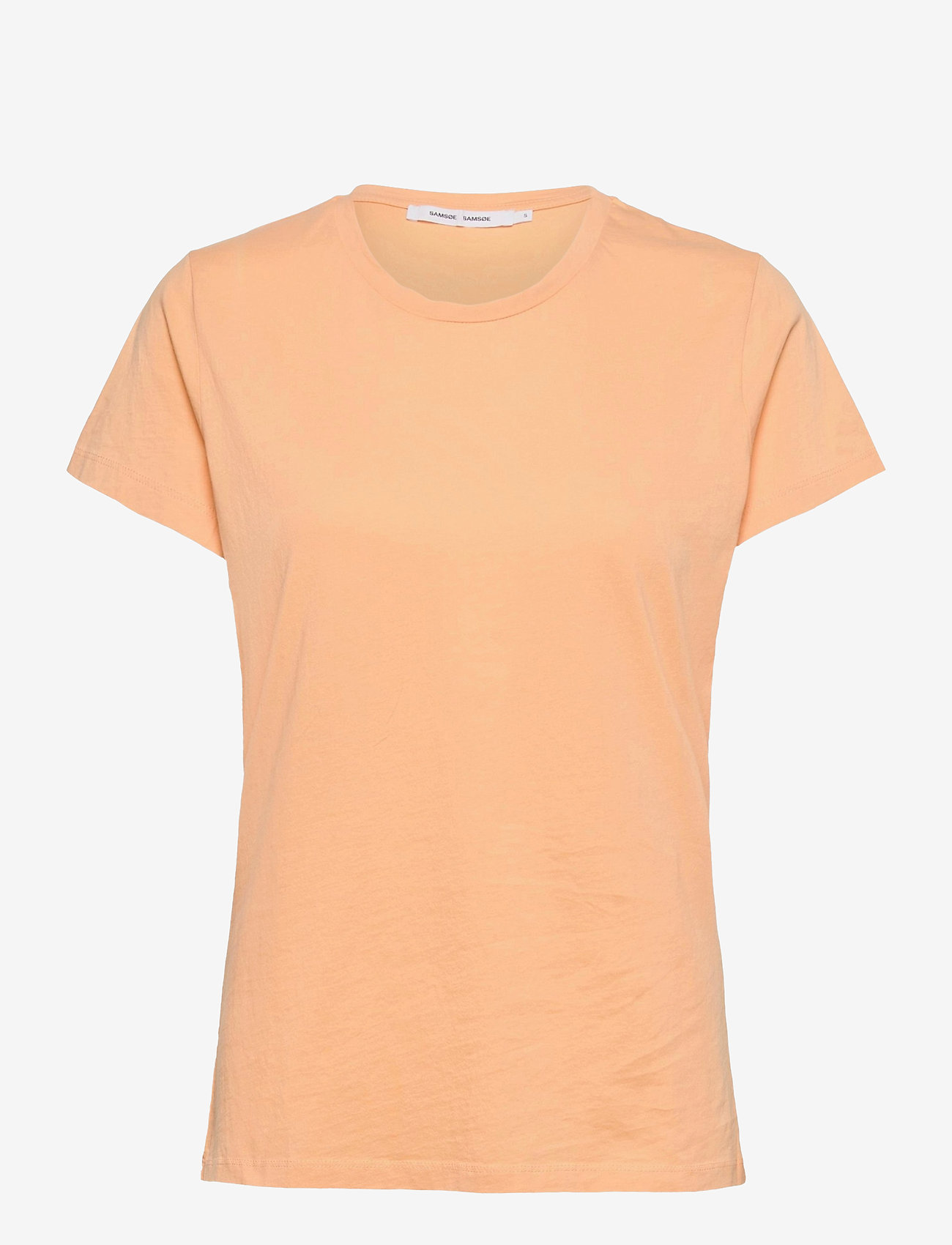 Samsøe Samsøe - Solly tee solid 205 - t-shirts - peach nougat - 0
