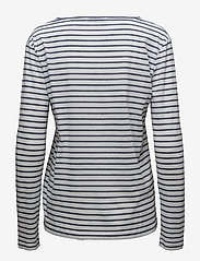 Samsøe Samsøe - Nobel ls stripe 3173 - t-shirts met lange mouwen - 3173 blue stripe - 1