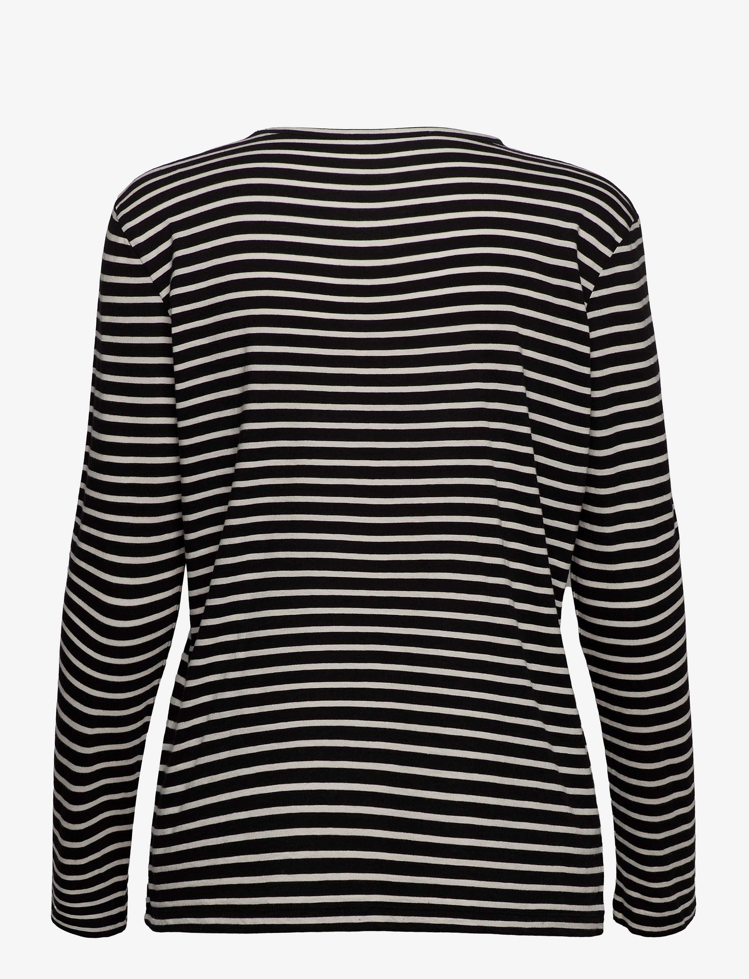 Samsøe Samsøe - Nobil t-shirt ls st 205 - t-shirts met lange mouwen - black st. - 1