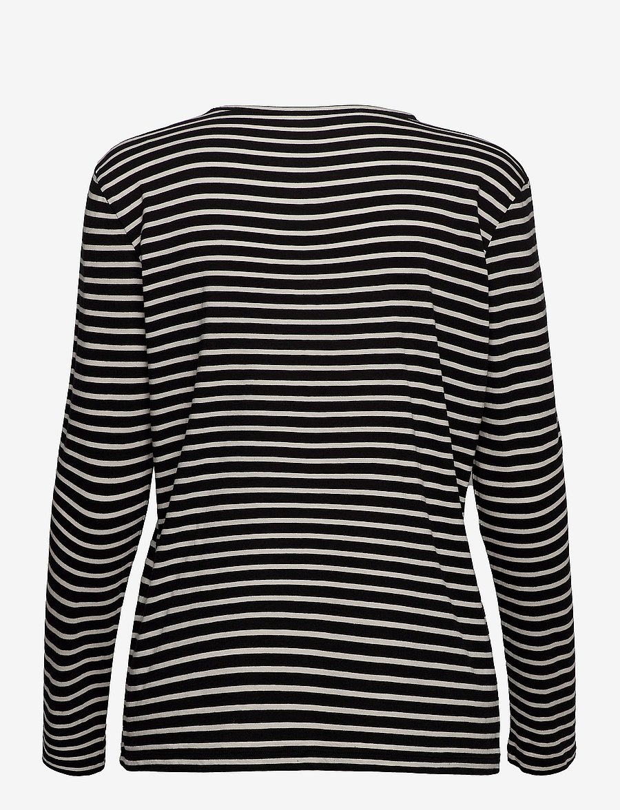 Samsøe Samsøe - Nobil t-shirt ls st 205 - langærmede toppe - black st. - 1