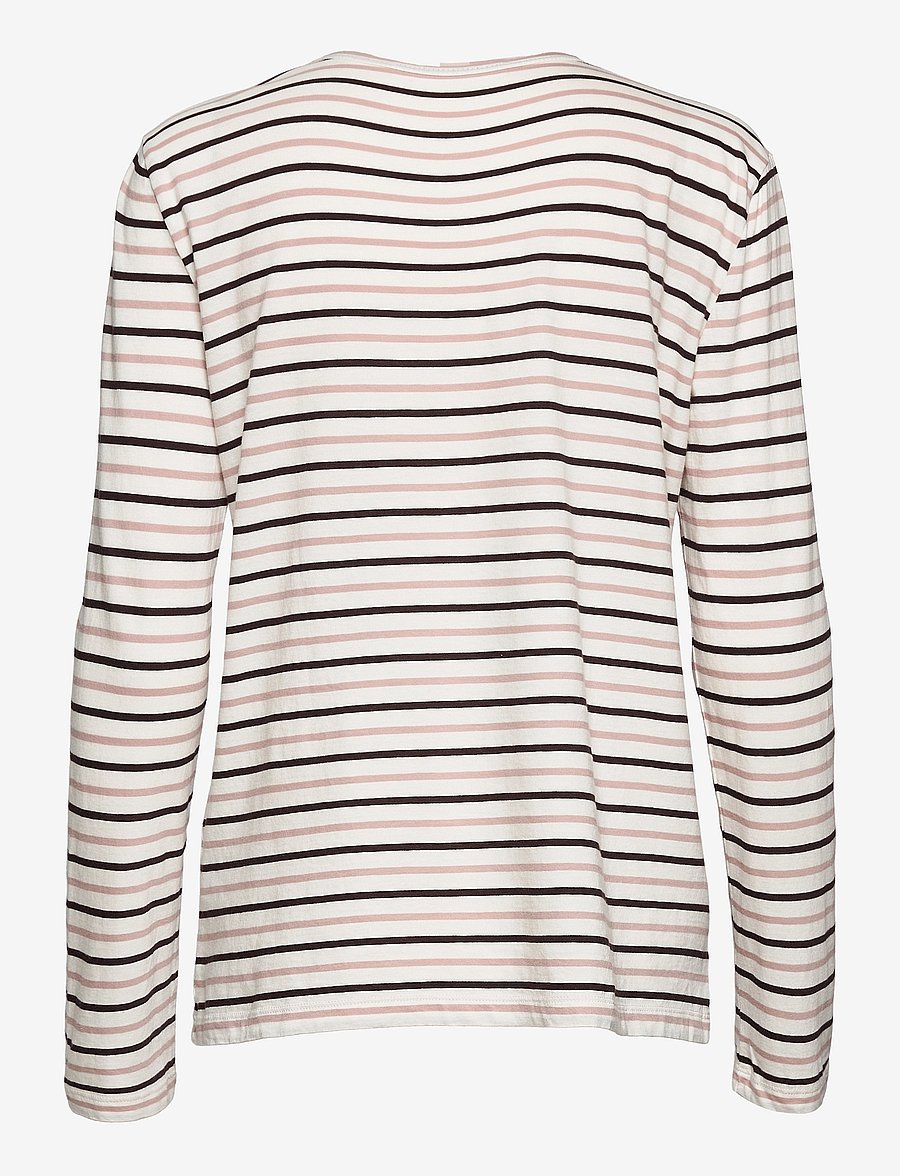 Samsøe Samsøe - Nobil t-shirt ls st 205 - långärmade toppar - choco bark st. - 1
