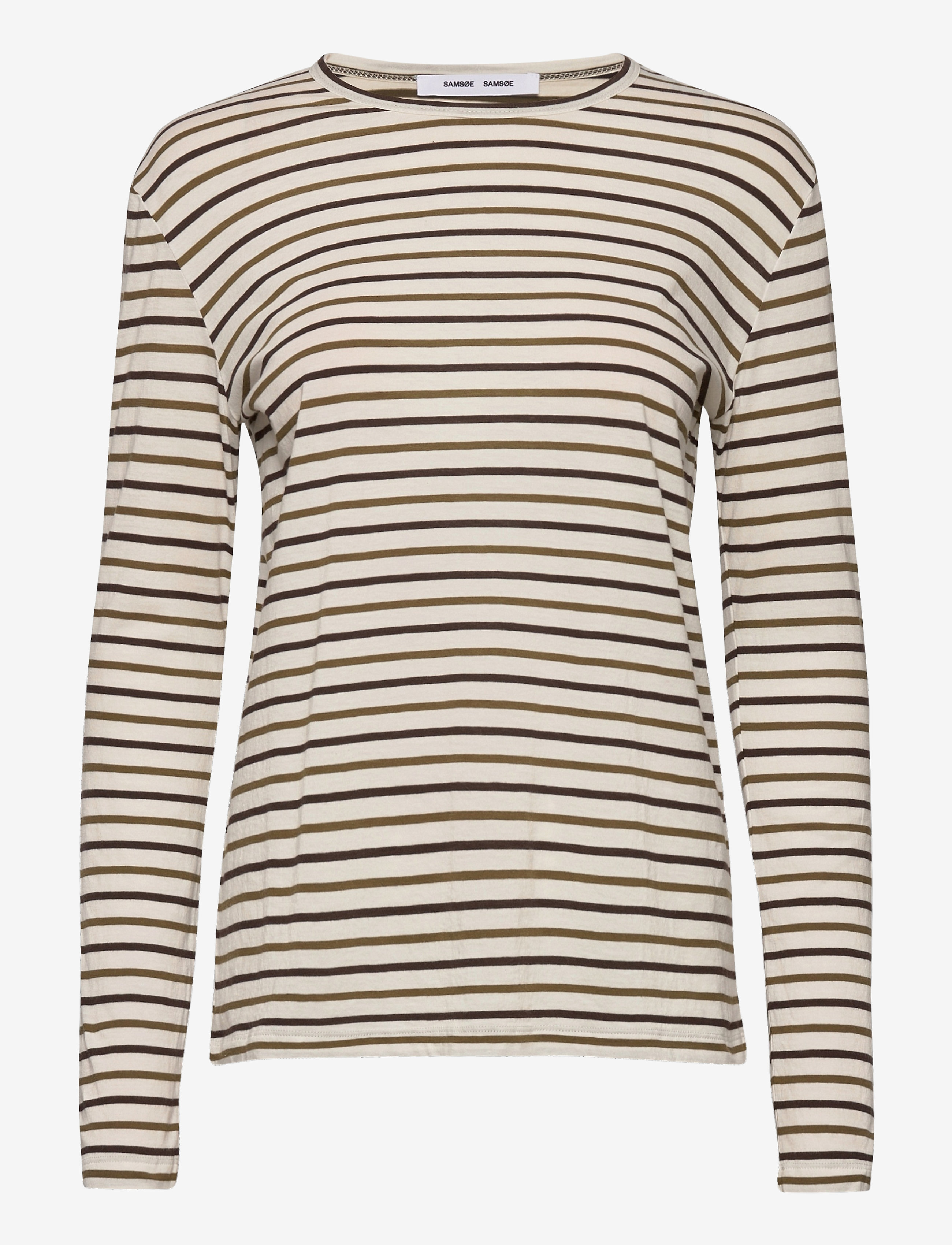 Samsøe Samsøe Nobil t-shirt ls st 205 - Tøj - MOLE ST. / beige