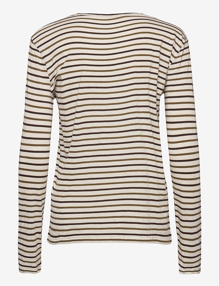 Samsøe Samsøe - Nobil t-shirt ls st 205 - långärmade toppar - mole st. - 1