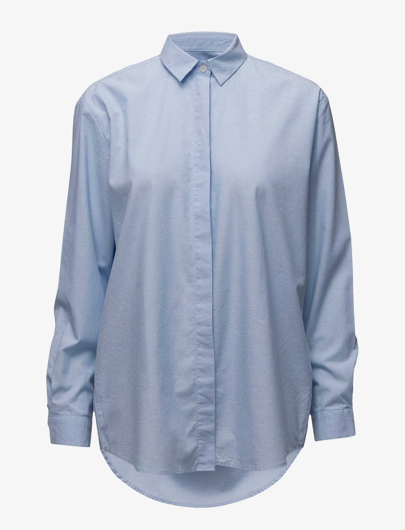 Samsøe Samsøe - Caico shirt 6135 - langærmede skjorter - 6135 oxford blue - 0