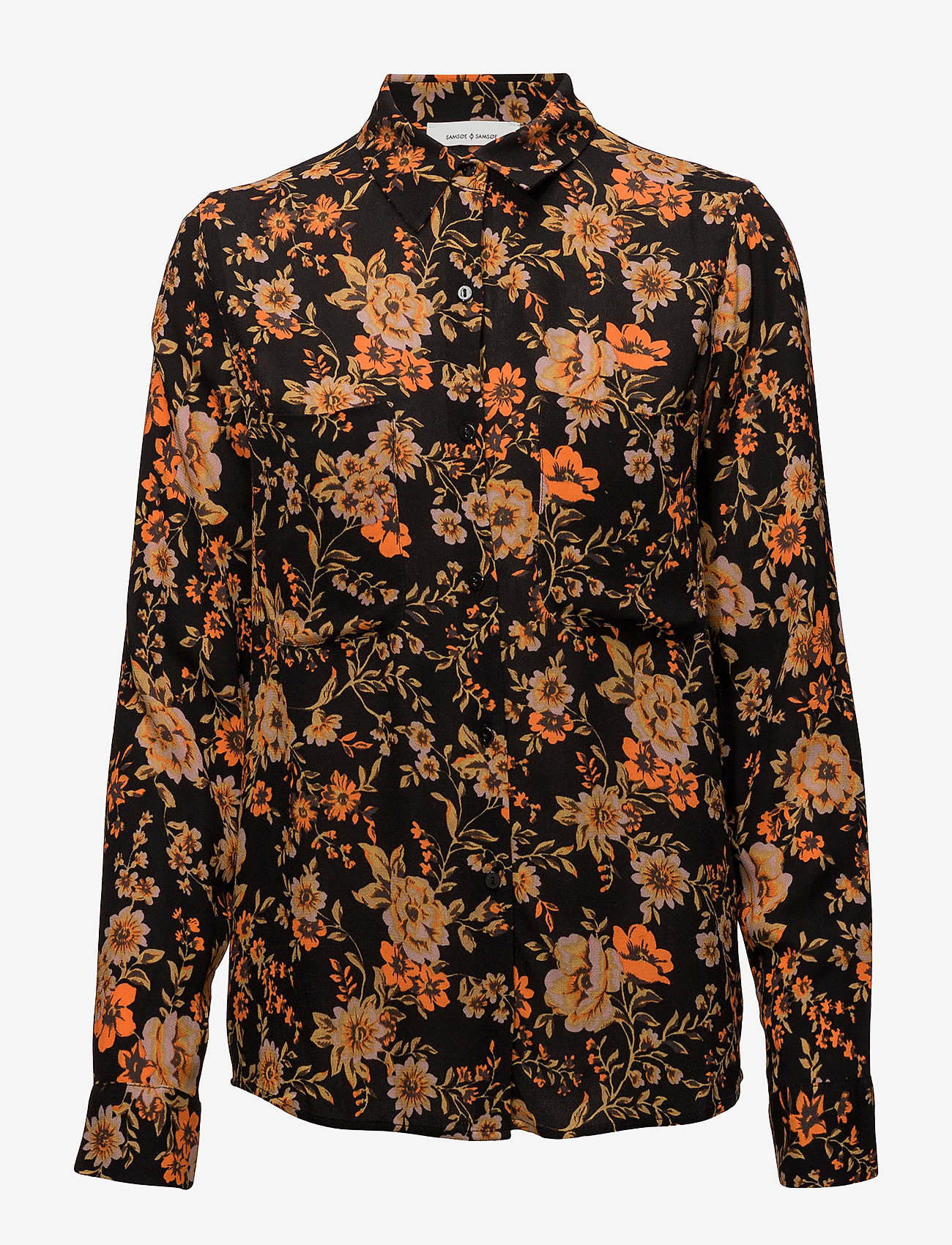 Samsøe Samsøe - Milly shirt aop 7201 - black bloom - 0