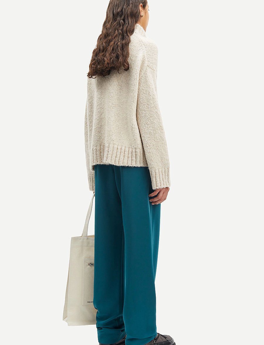 Samsøe Samsøe - Hoys straight pants 7331 - bukser med lige ben - atlantic deep - 3