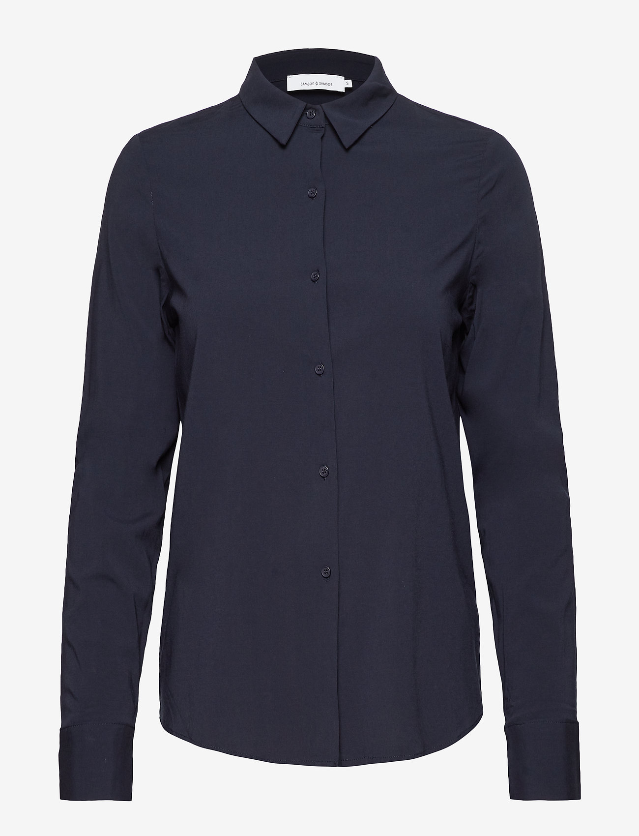 Samsøe Samsøe - Milly np shirt 9942 - langermede skjorter - dark sapphire - 0