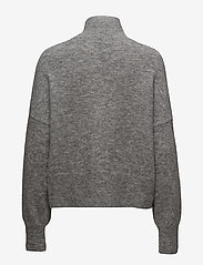 Samsøe Samsøe - Nola t-n 7355 - megztiniai su aukšta apykakle - grey mel. - 1