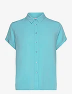 Majan ss shirt 9942 - BLUE TOPAZ