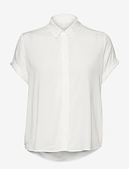Samsøe Samsøe - Majan ss shirt 9942 - short-sleeved shirts - clear cream - 1