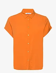 Samsøe Samsøe - Majan ss shirt 9942 - krekli ar īsām piedurknēm - russet orange - 0