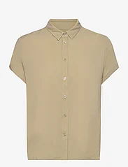 Samsøe Samsøe - Majan ss shirt 9942 - kortärmade skjortor - sage green - 0