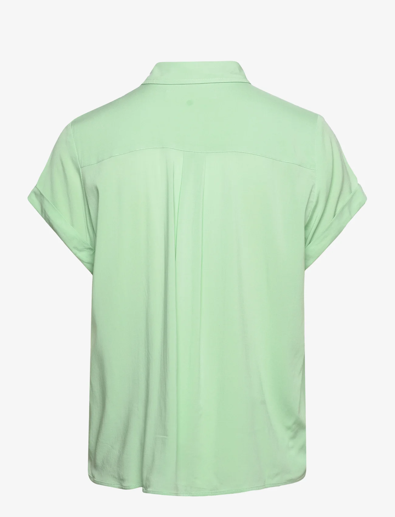 Samsøe Samsøe - Majan ss shirt 9942 - short-sleeved shirts - sprucestone - 1