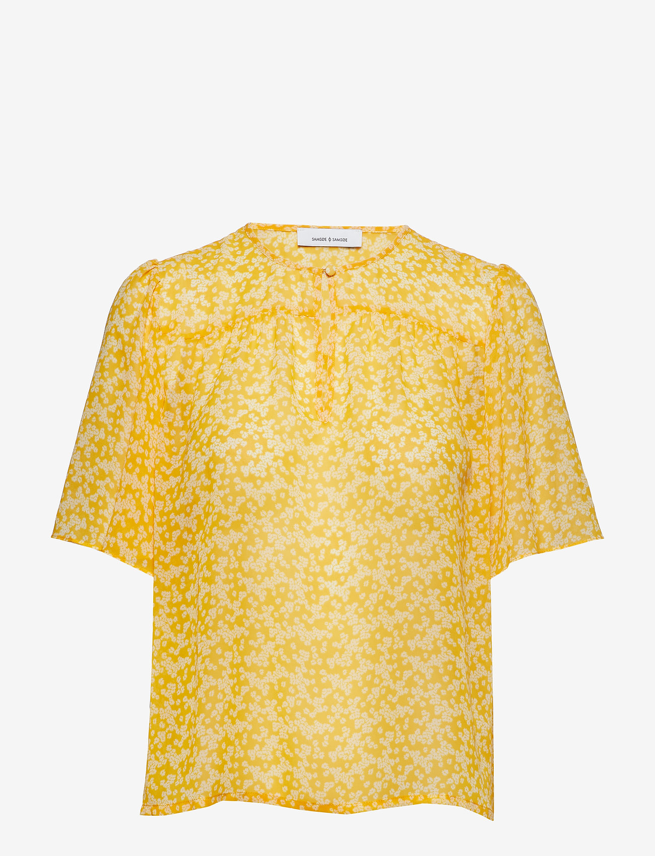 Samsøe Samsøe - Imola blouse ss aop 10842 - arancia - 0