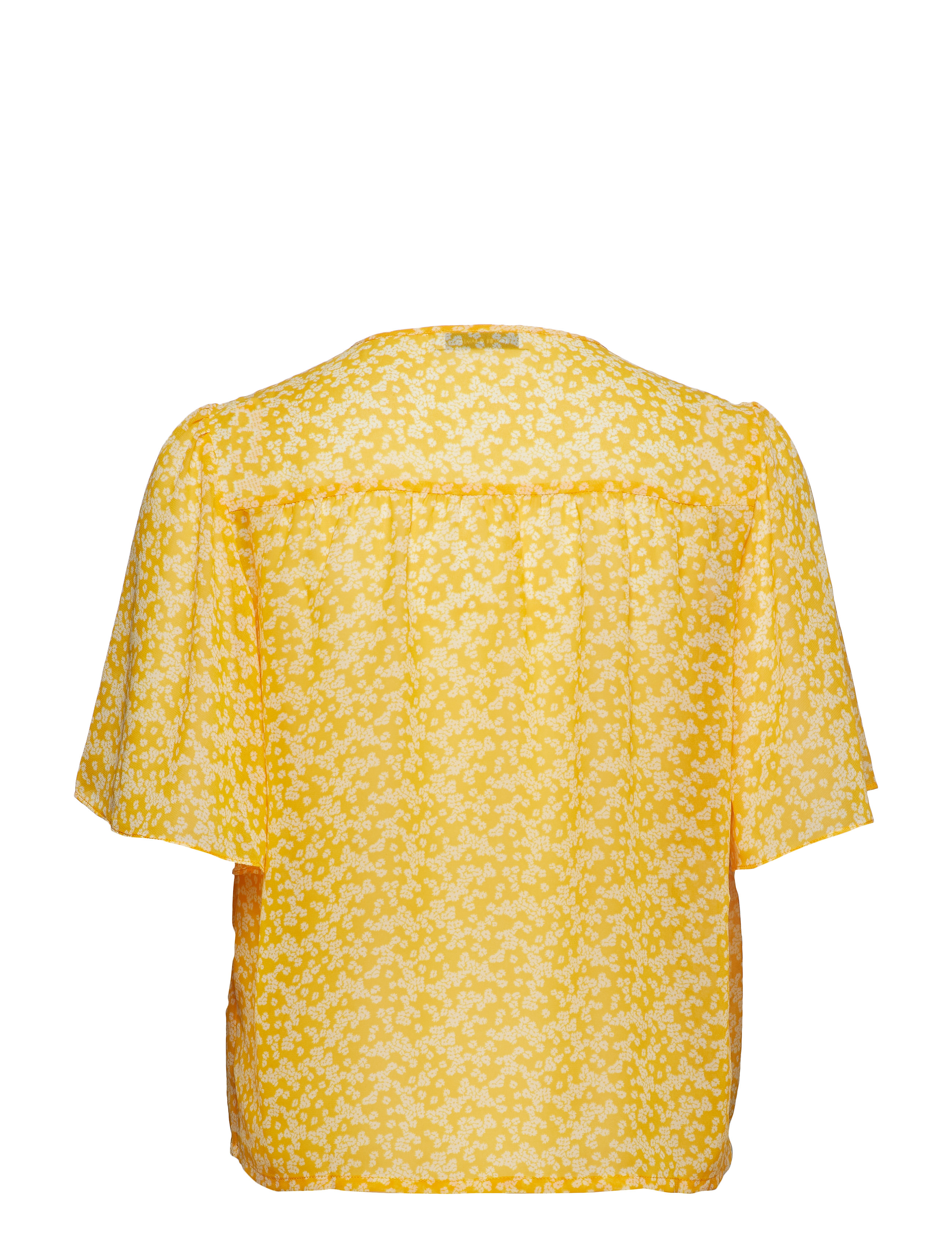 Samsøe Samsøe - Imola blouse ss aop 10842 - arancia - 1