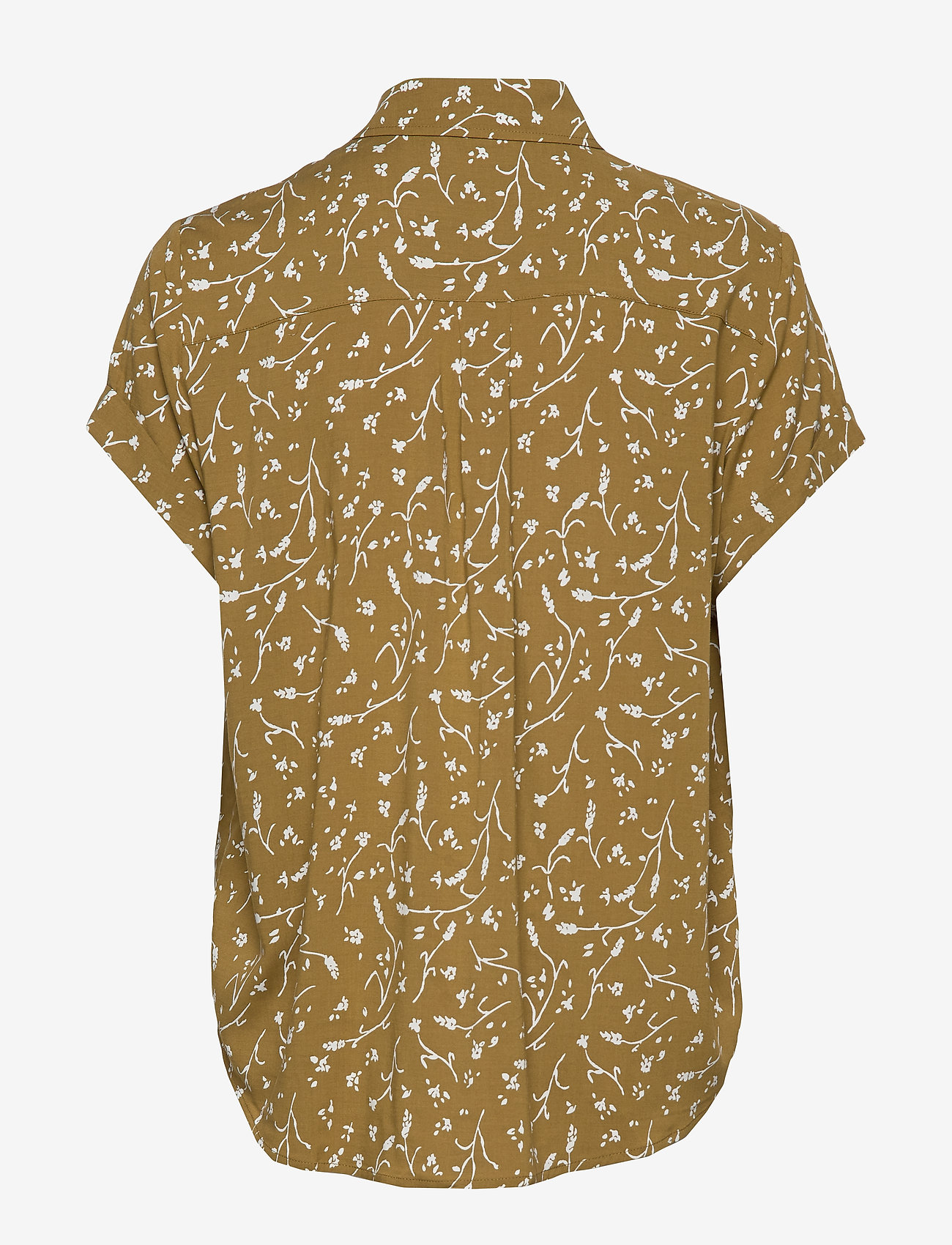Samsøe Samsøe - Majan ss shirt aop 9942 - feuilles khaki - 1