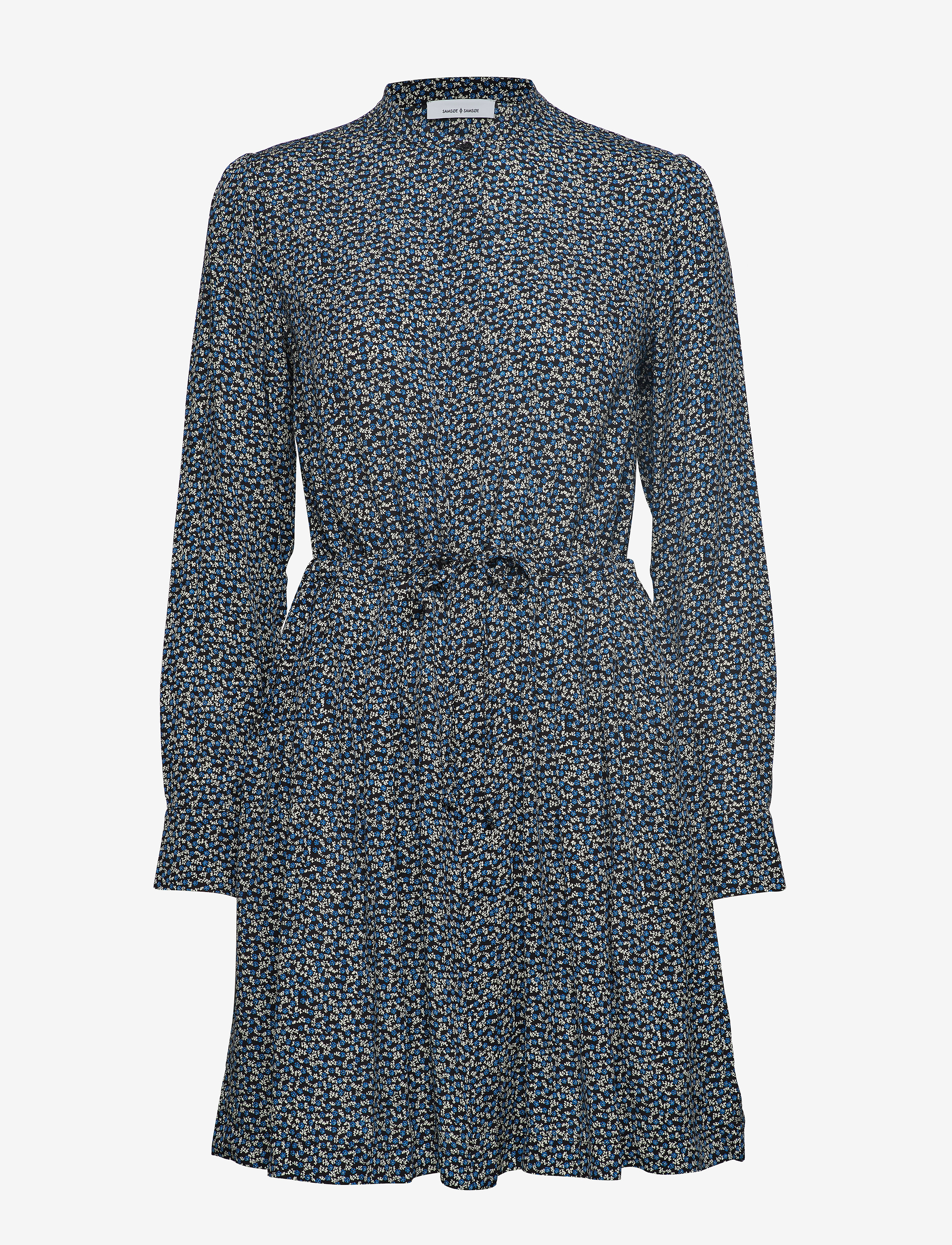 Samsøe Samsøe - Monique shirt dress aop 8083 - blue twiggy - 0