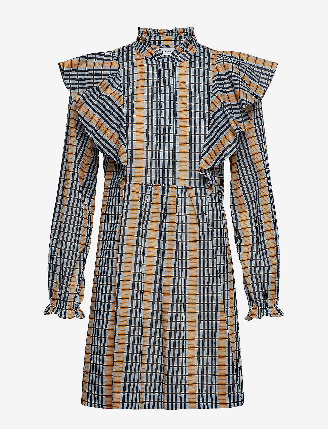 Samsøe Samsøe - Martha short dress aop 11159 - inca check - 0