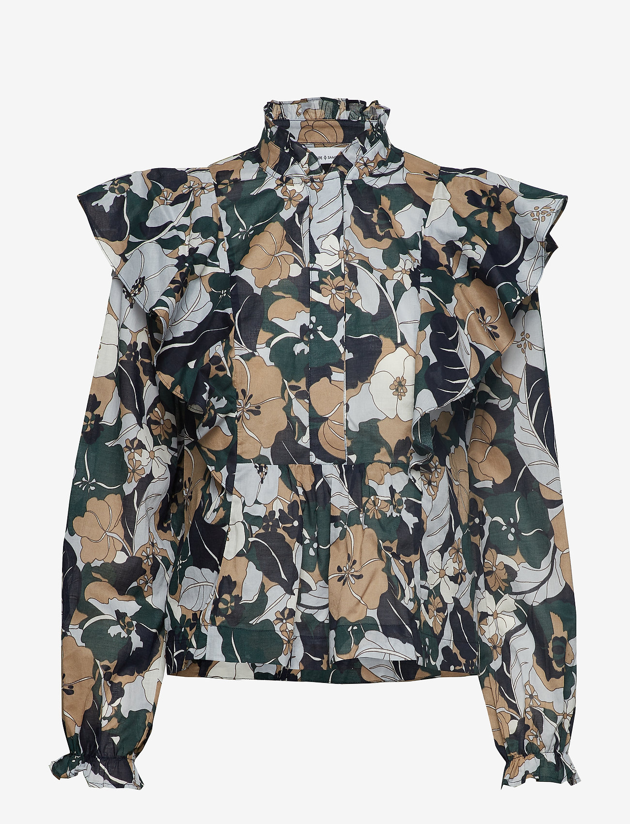 Samsøe Samsøe - Martha shirt aop 11159 - night meadow - 0
