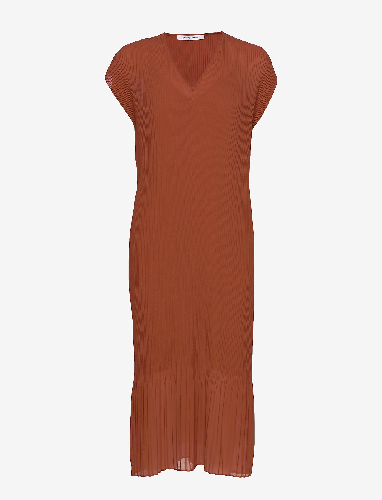Samsøe Samsøe - Leola long dress 6621 - picante - 2