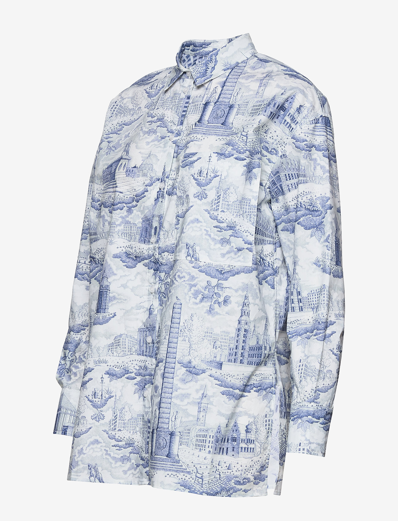 Samsøe Samsøe - Loraine shirt aop 11332 - city of towers - 2