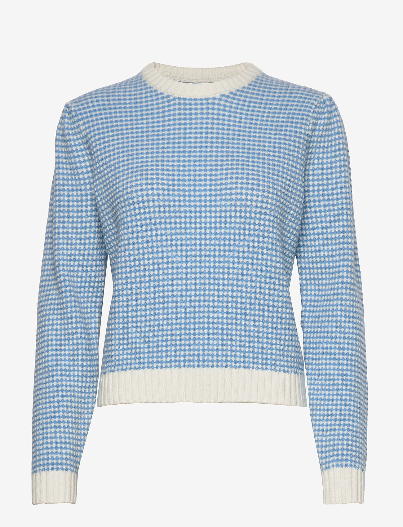 Leta crew neck 11439 - AZURE BLUE