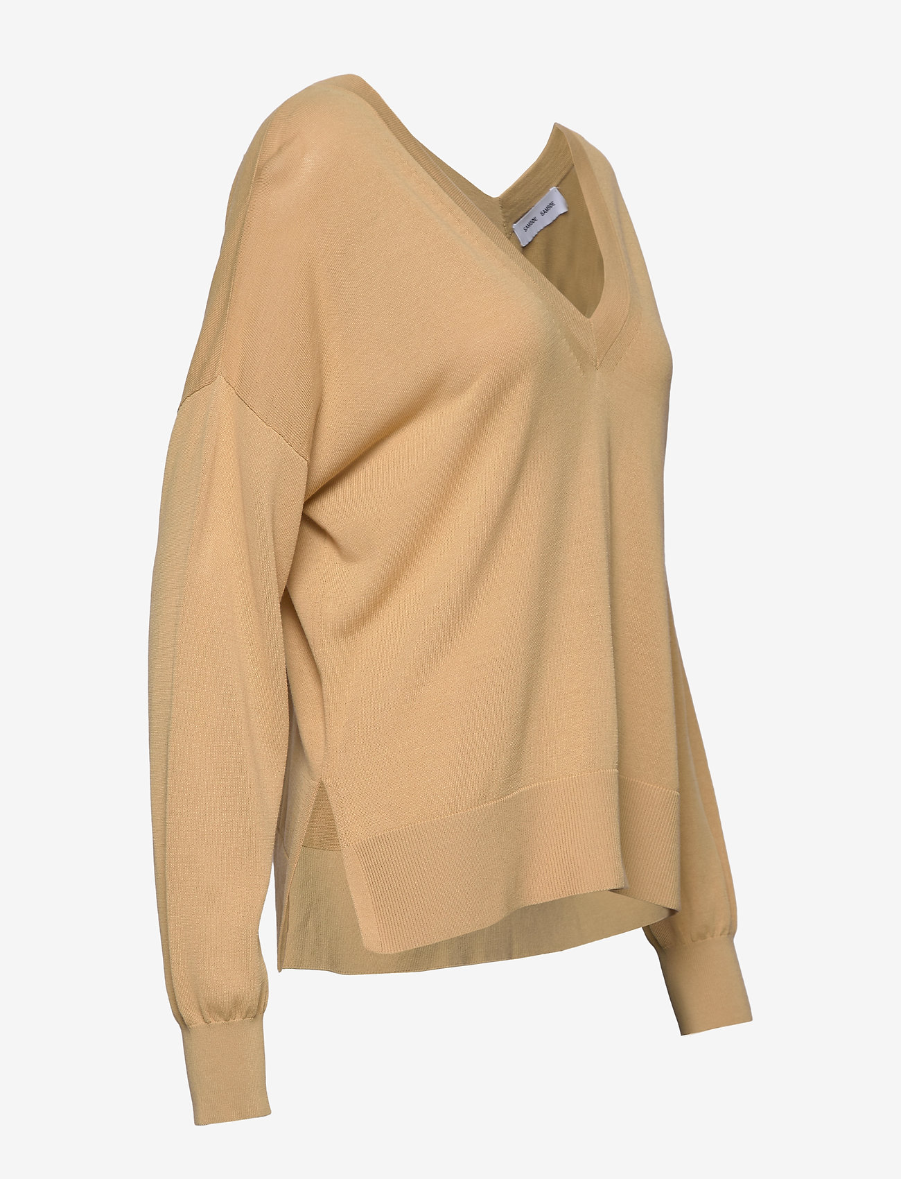 Samsøe Samsøe - Dida v-neck 5812 - croissant - 3