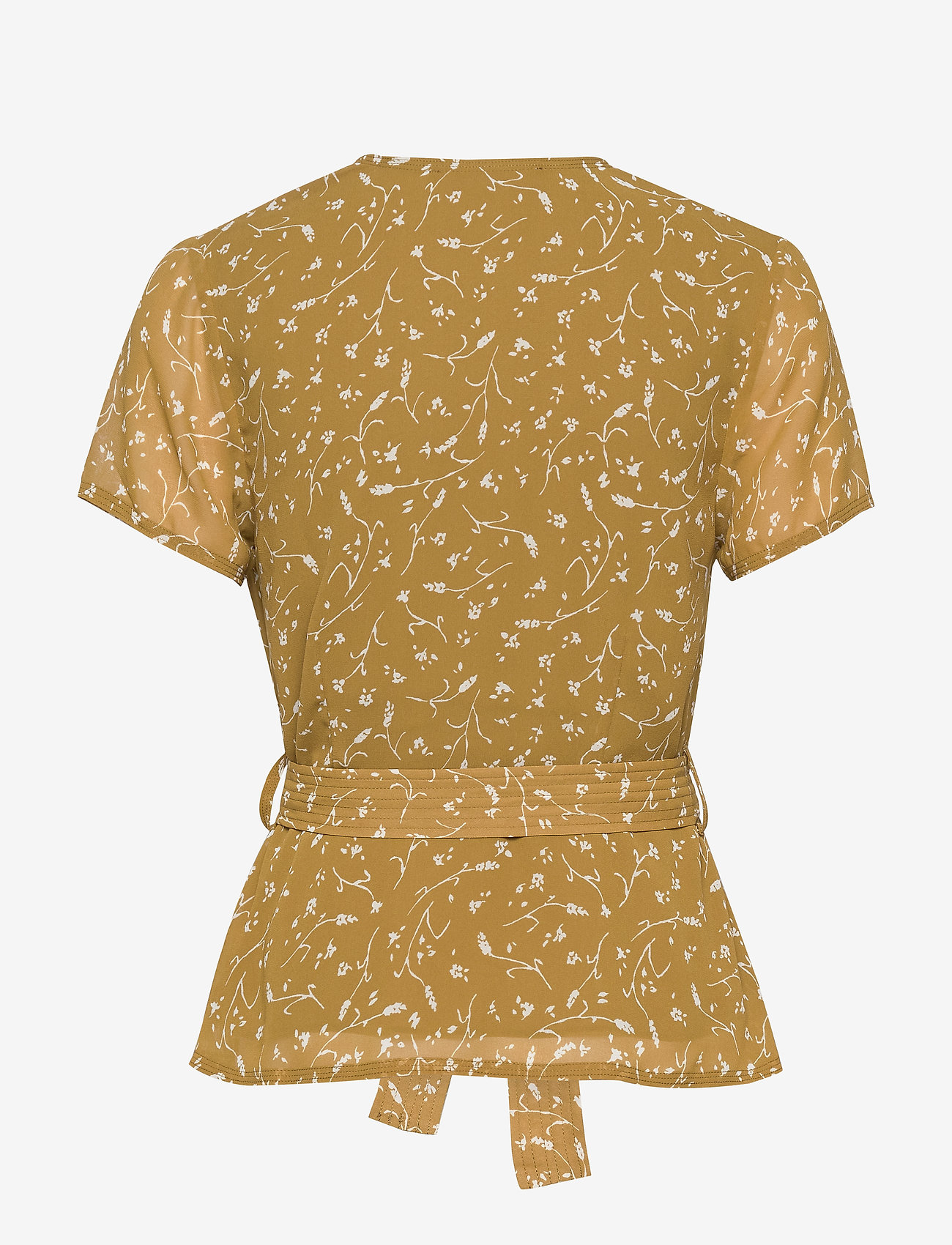 Samsøe Samsøe - Klea ss blouse aop 6621 - feuilles khaki - 1