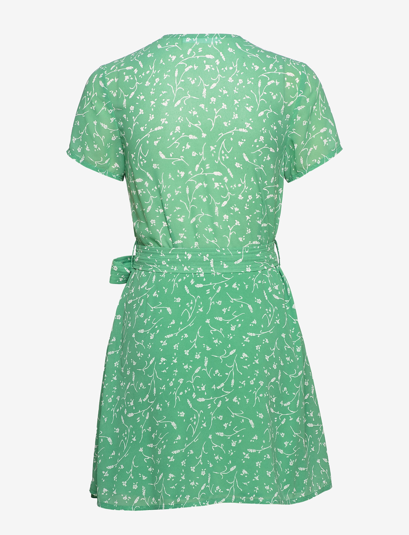 Samsøe Samsøe - Klea short dress aop 6621 - feuilles menthe - 1