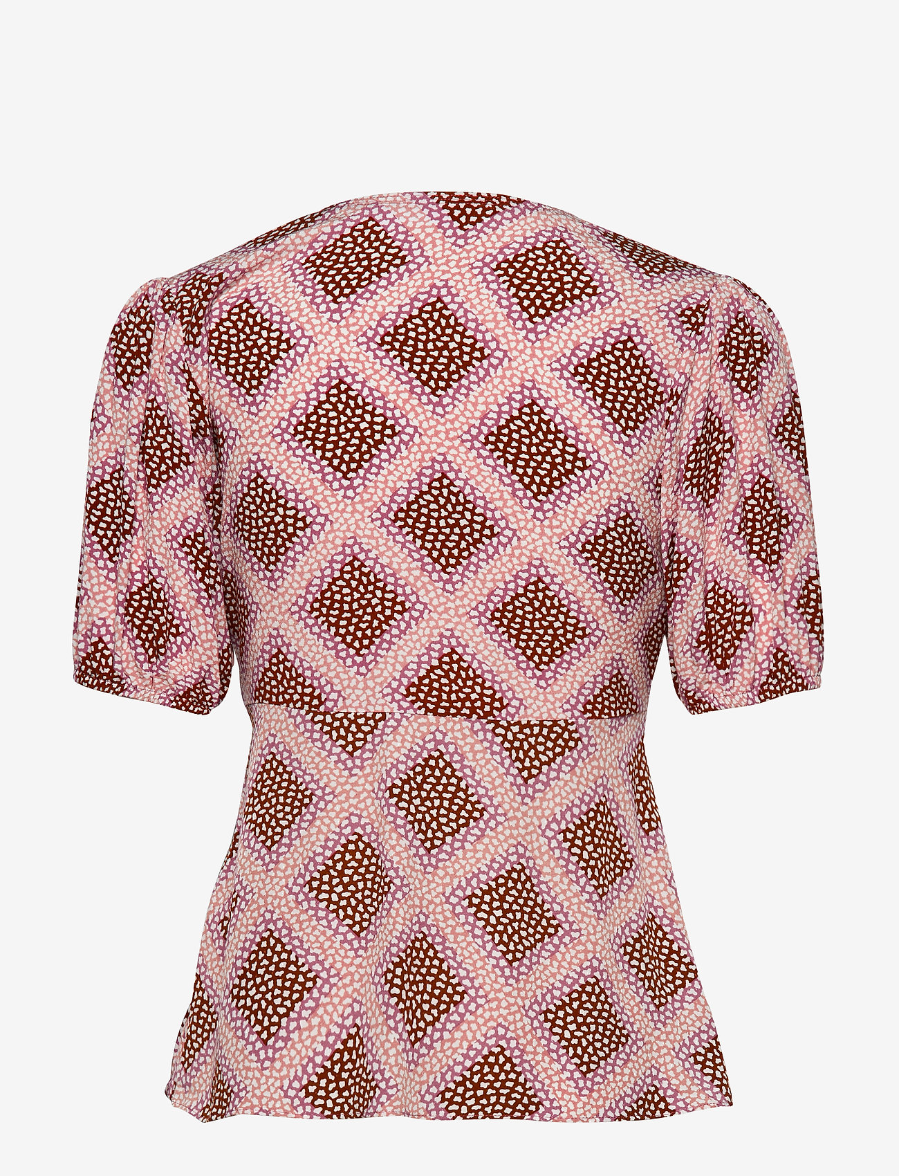 Samsøe Samsøe - Petunia ss blouse aop 10056 - bluzki z krótkim rękawem - foulard - 1