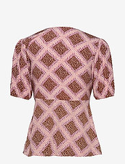 Samsøe Samsøe - Petunia ss blouse aop 10056 - kortärmade blusar - foulard - 1