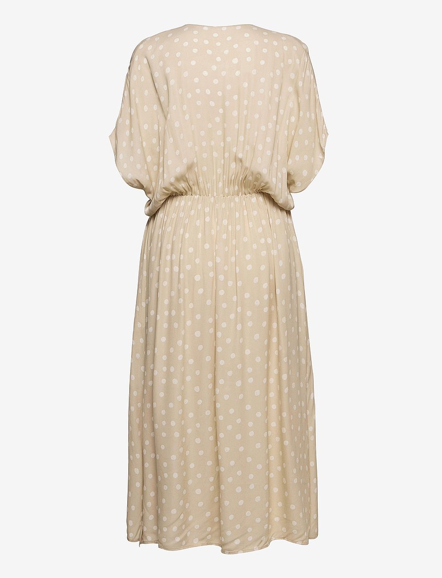 Samsøe Samsøe - Andina long dress aop 8083 - midimekot - rice doodle dot - 2