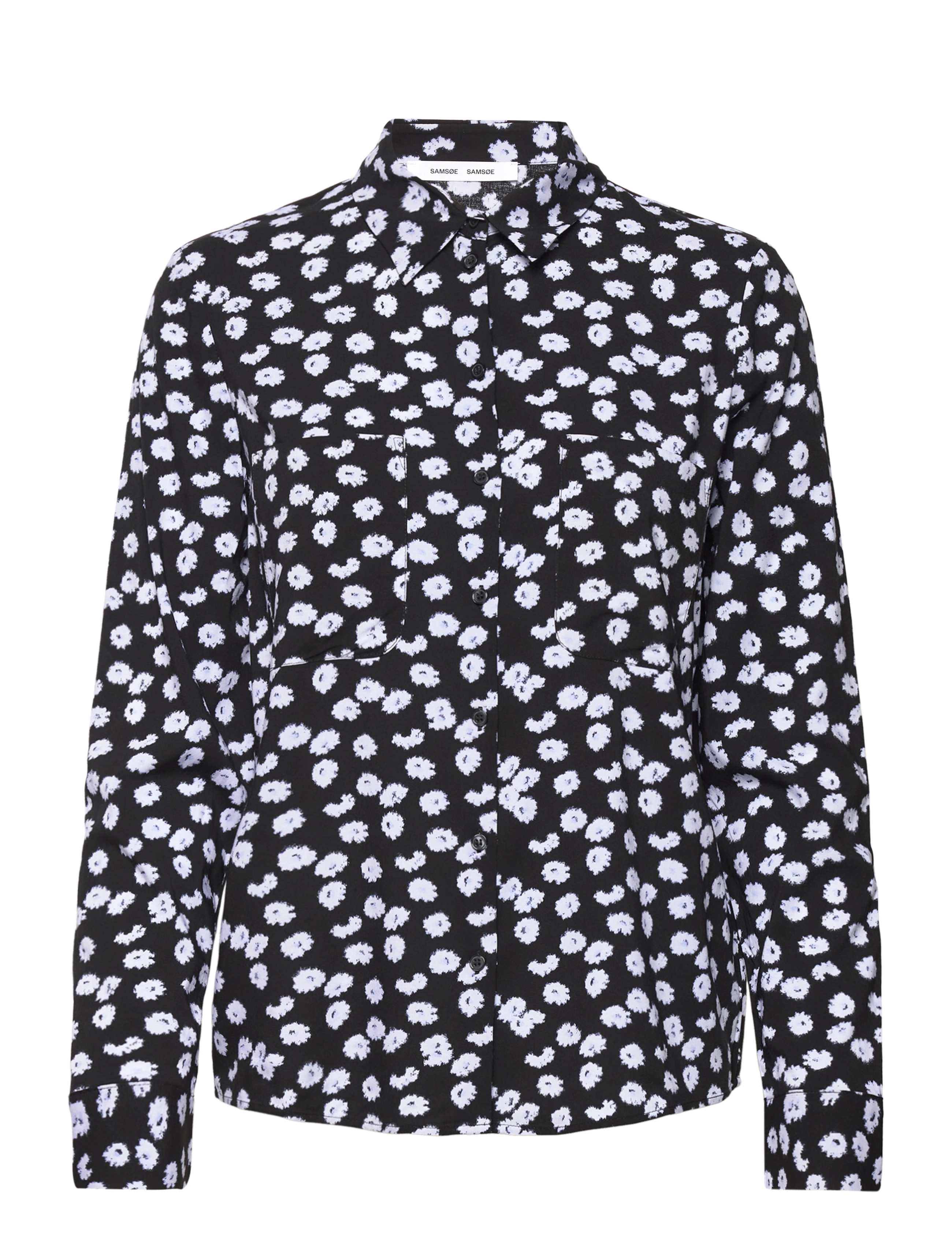 Samsøe Samsøe Milly shirt aop 9942 - Riided - BLUE MEADOW / navy