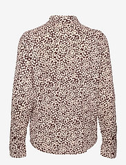 Samsøe Samsøe - Milly shirt aop 9942 - marškiniai ilgomis rankovėmis - choco aster - 1