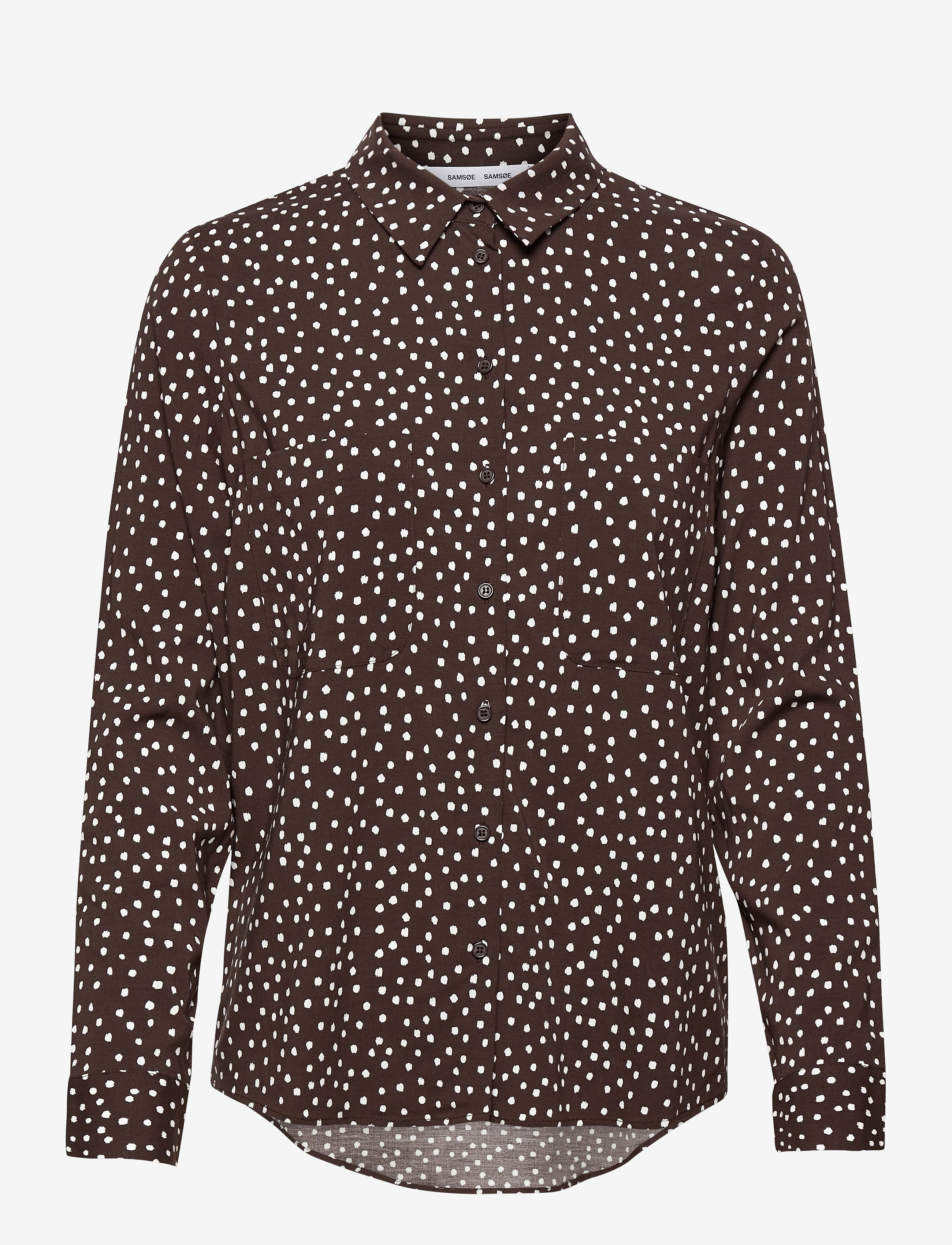Milly shirt aop 9942 - COFFEE DROPS