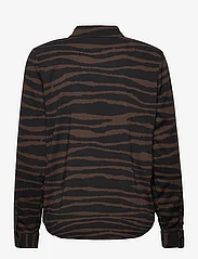 Samsøe Samsøe - Milly shirt aop 9942 - pitkähihaiset paidat - zebra delicioso - 1