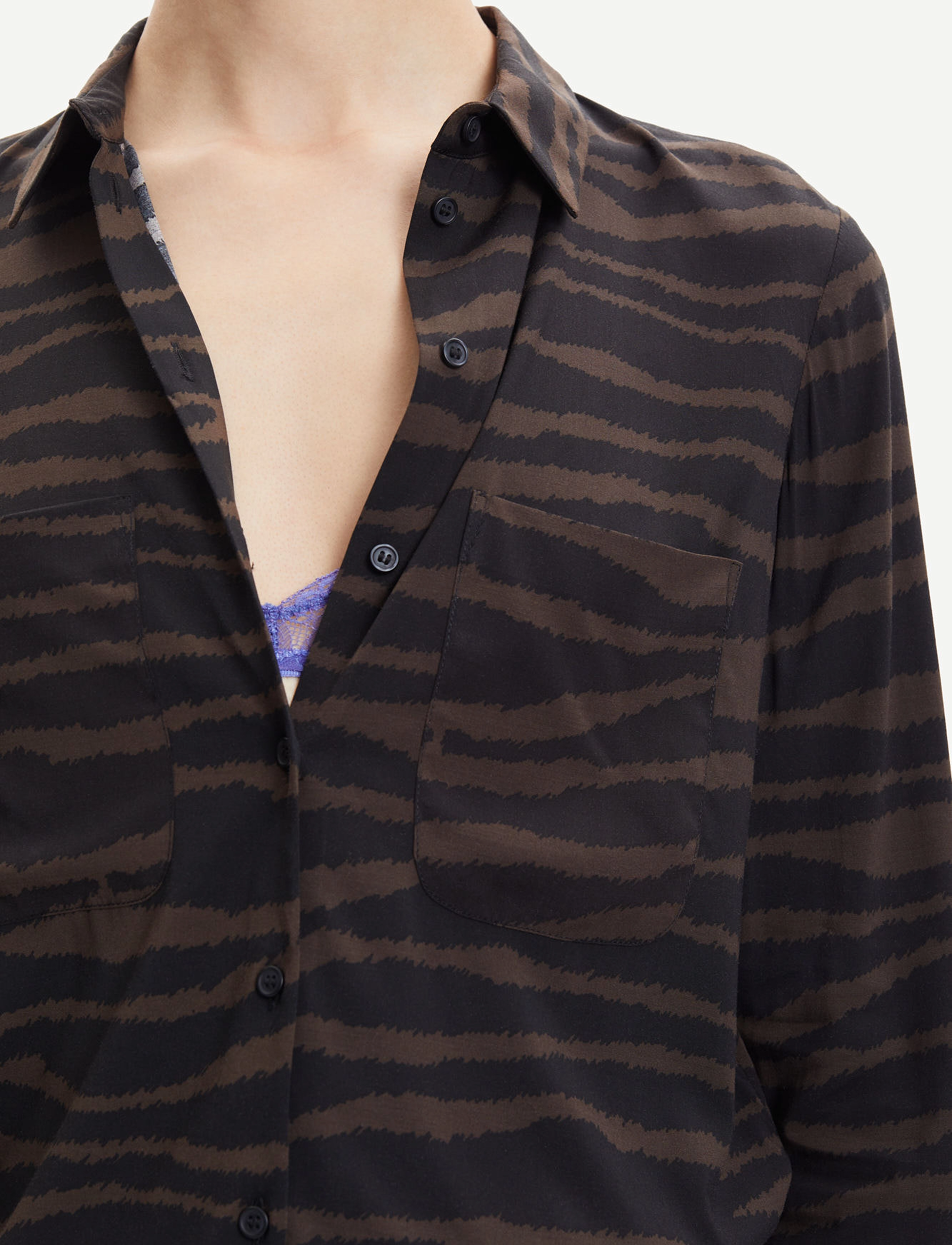Samsøe Samsøe - Milly shirt aop 9942 - overhemden met lange mouwen - zebra delicioso - 4