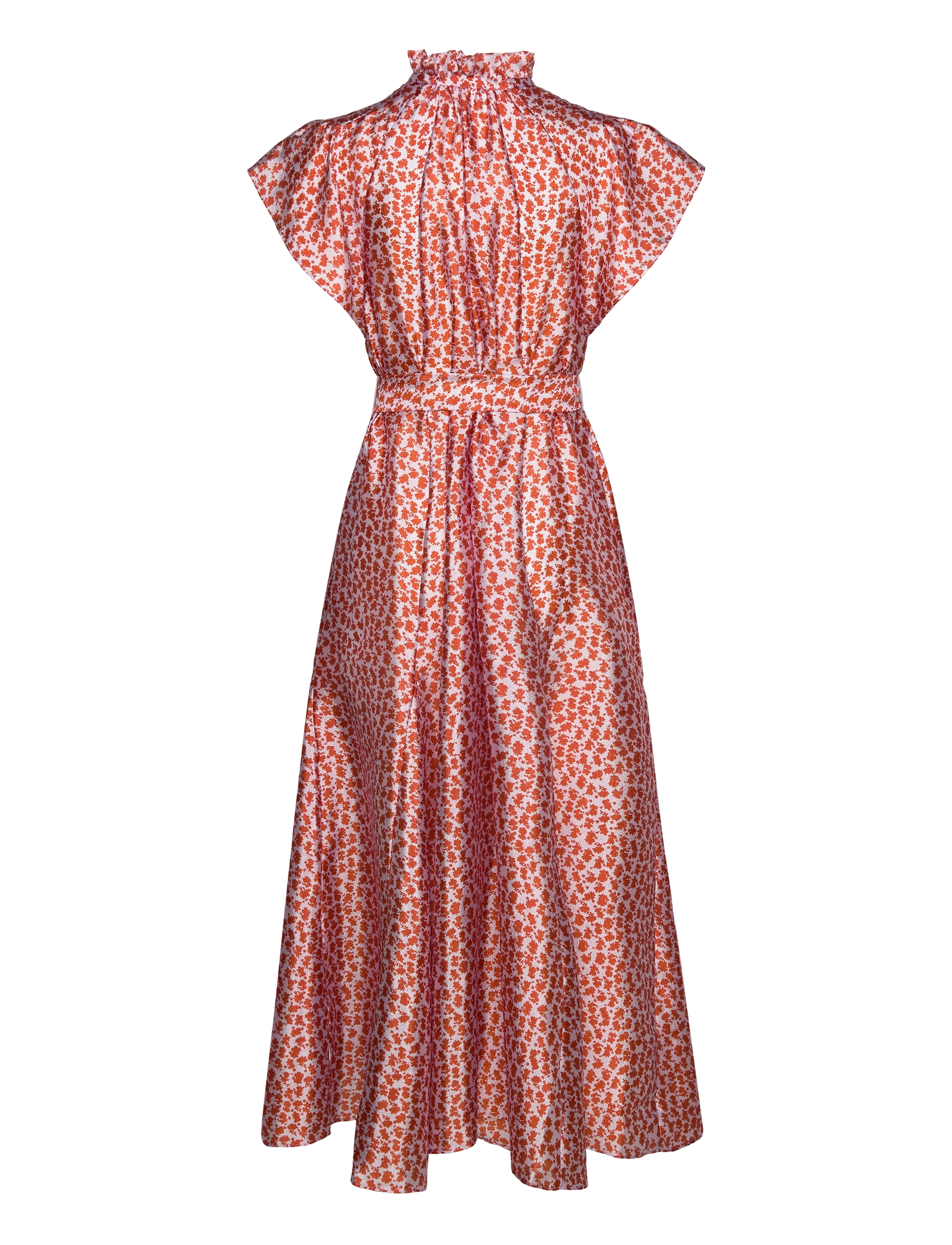 Samsøe Samsøe - Karookh long dress aop 11244 - ditsy clay - 1