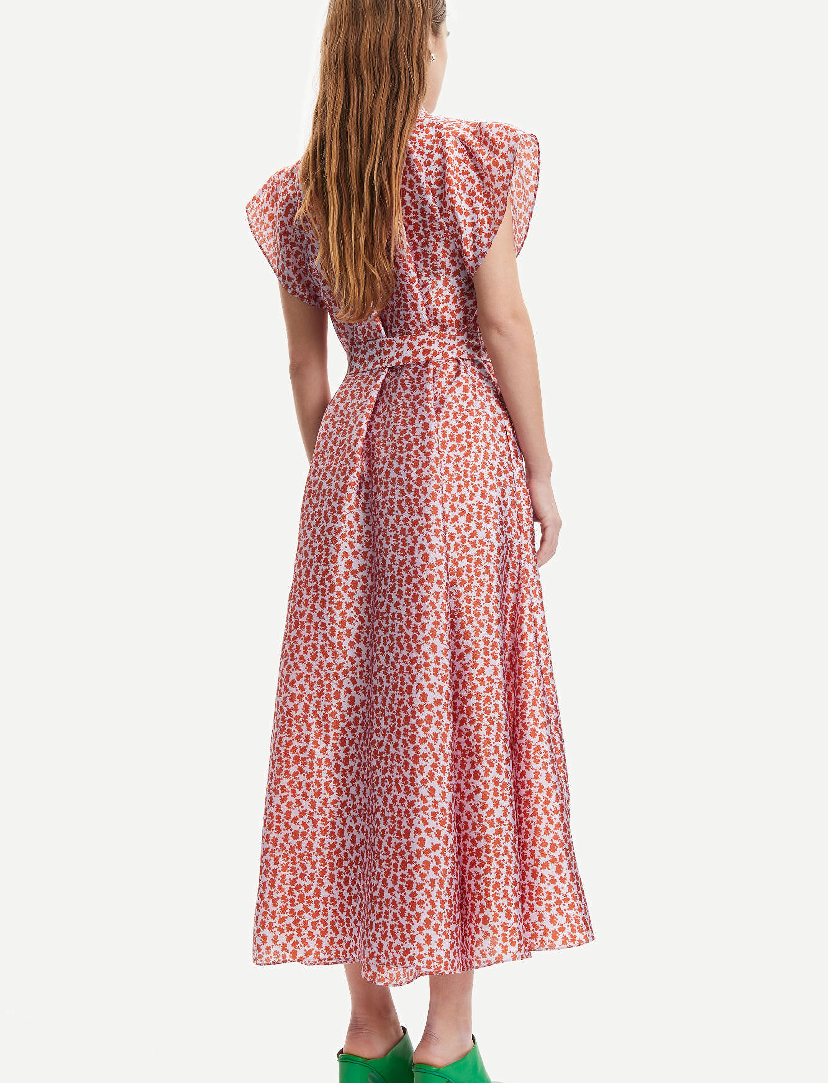 Samsøe Samsøe - Karookh long dress aop 11244 - ditsy clay - 3
