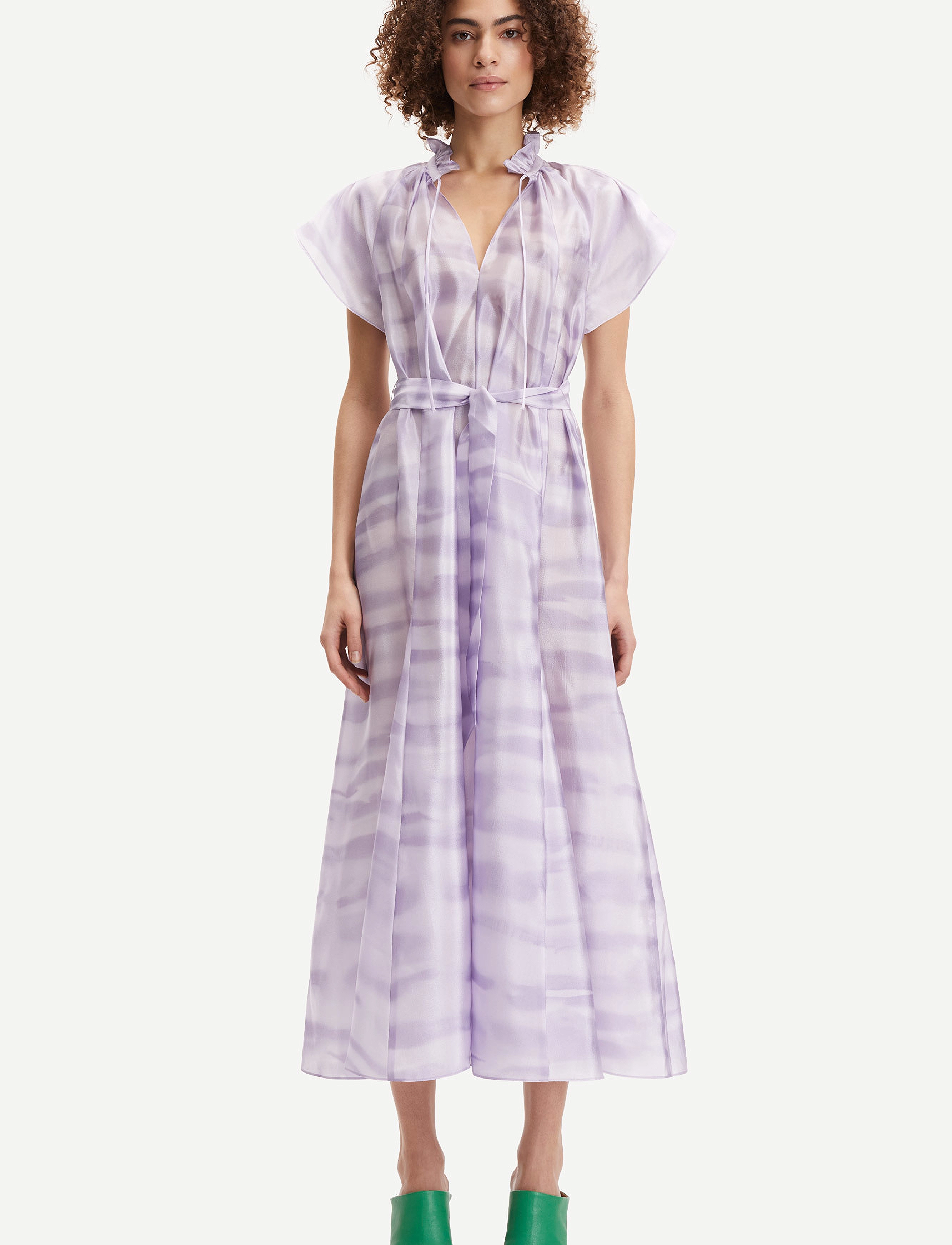 Samsøe Samsøe - Karookh long dress aop 11244 - lilac tide - 2