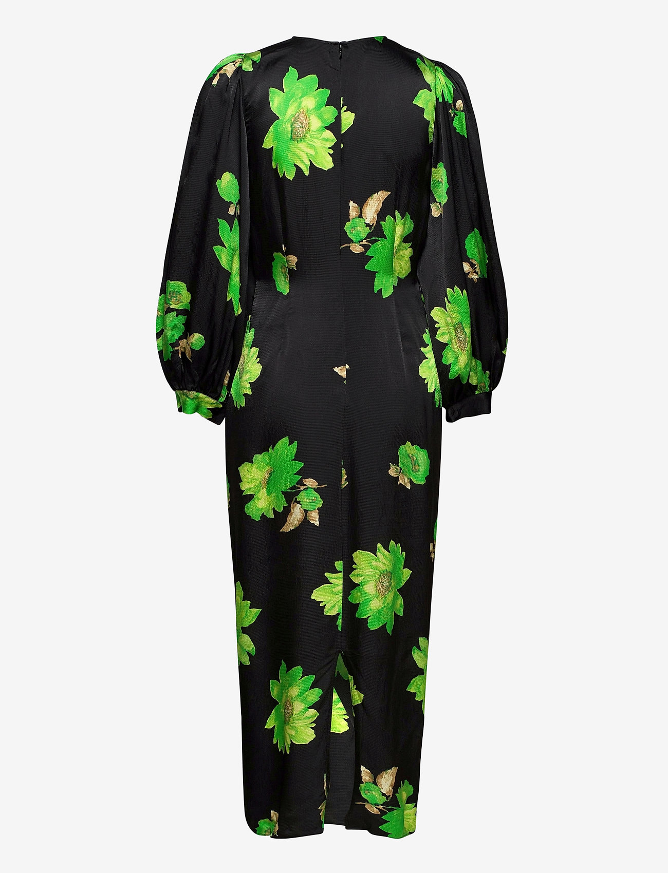 Samsøe Samsøe - Daaliya long dress aop 12887 - green waterlily - 1