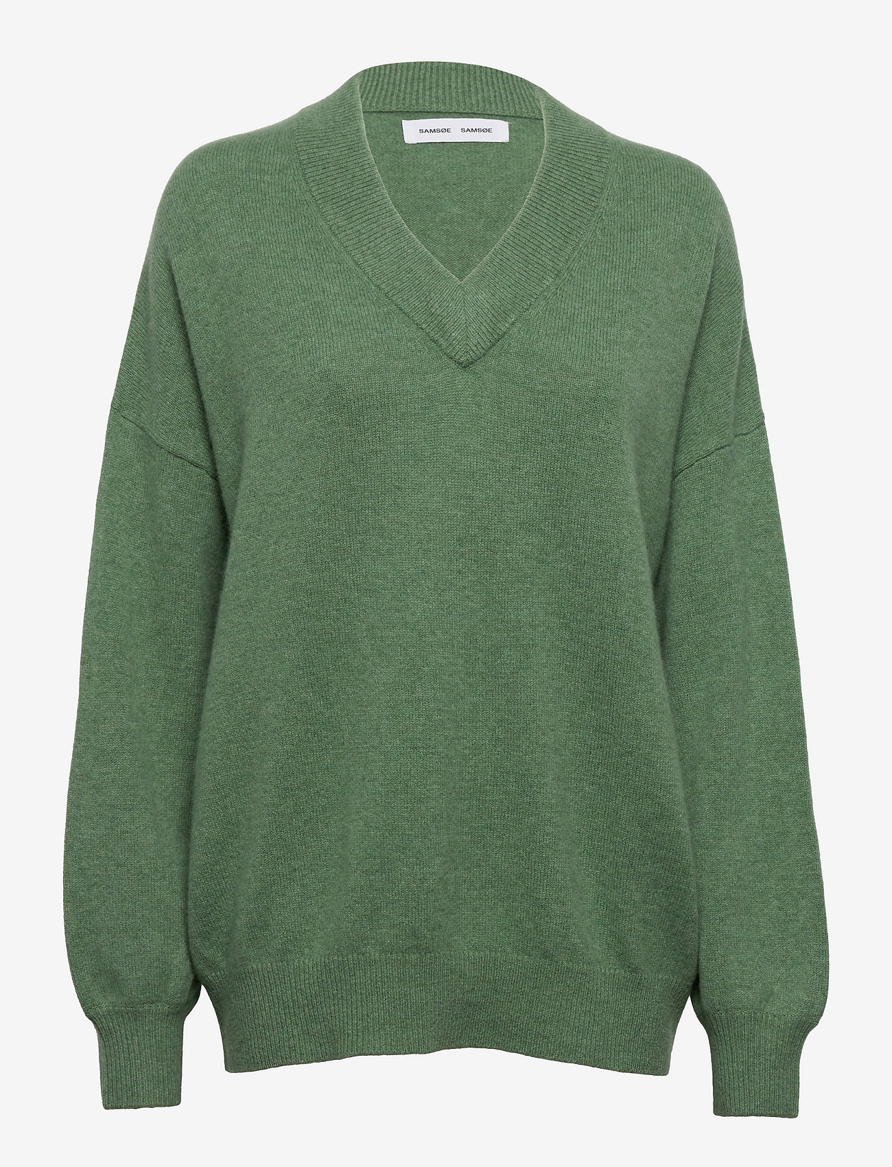 Samsøe Samsøe - Amarista v-neck 12758 - dark ivy - 1